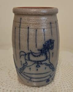 Beaumont-Bros.-Pottery-Rocking-Horse-Jar