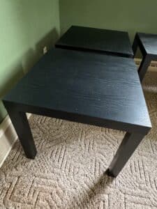 Black-Parsons-End-Table-second-image