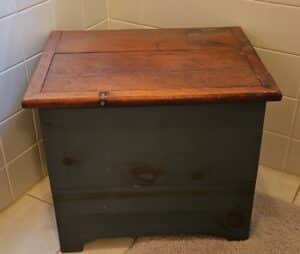 Blue-Painted-Blanket-Chest