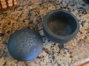 Carved-Floral-Soapstone-Trinket-Box-second-image