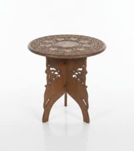 Carved-Indian-Folding-Table