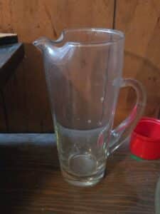 Clear-glass-martini-pitcher