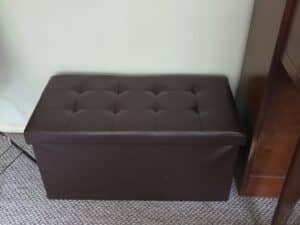Collapsible-Brown-Storage-Ottoman
