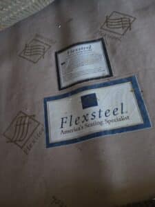 Flexsteel-Plaid-Sofa-second-image