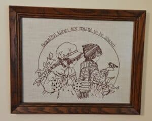 Framed-Beautiful-Times-Crewel-Embroidery