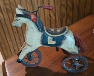 Hand-Carved-Wooden-Tricycle-Horse