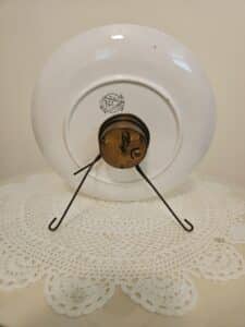 Hand-painted-Poppies-Clock-Plate-second-image
