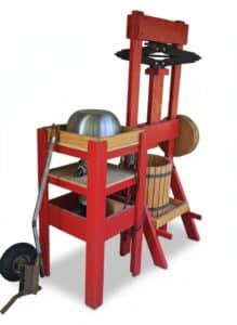 Homemade-cider-press-and-grinder