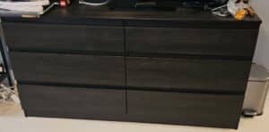 IKEA-Malm-Black-Drawer-Dresser