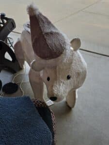 Lighted-Plush-Polar-Bear
