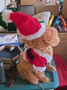 Lighted-Tinsel-Goldendoodle-Christmas-Dog-second-image