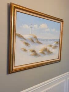 Lighthouse-Seascape-Oil-Painting-by-K.-Wilson