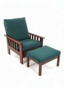 Mission-Morris-Chair-and-Ottoman