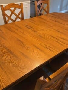 Oak-Dining-Set-with-Slate-Inlay-second-image