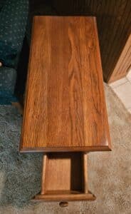 Oak-End-Table-with-Drawer-B-second-image