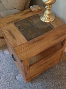 Oak-Slate-Top-End-Tables-Set-of-fourth-image