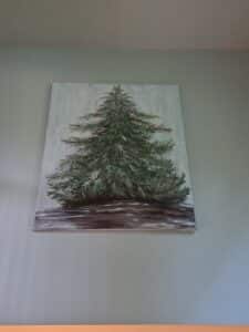 Original-Evergreen-Tree-Painting