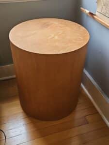 Paul-Mayen-Style-Drum-Side-Table