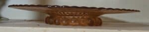 Pink-Ribbed-Footed-Cake-Plate-second-image