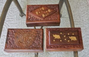 Set-of-Hand-Carved-Wooden-Boxes