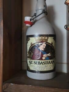 St.-Sebastiaan-Golden-Belgian-Ale-Ceramic-Bottle