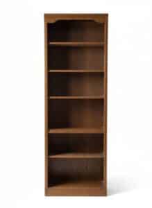 Tall-Oak-Veneer-Bookcase