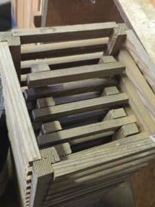 Tall-Slatted-Wooden-Crate-second-image