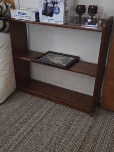 Two-Tier-Wooden-Bookshelf
