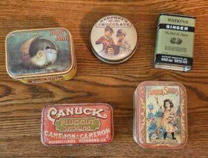 Vintage-Advertising-Tins-Lot