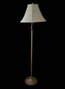 Vintage-Brass-Floor-Lamp-with-Wood-Accent