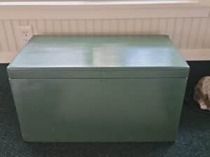 Vintage-Green-Wooden-Storage-Box