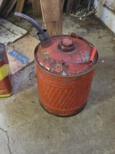 Vintage-Red-Metal-Gas-Can