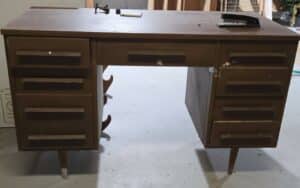 Vintage-Six-Drawer-Desk