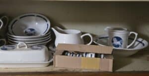 Vintage-Tienshan-Unicorn-Dinnerware-Set