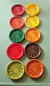 Vintage-Tupperware-Coaster-Set