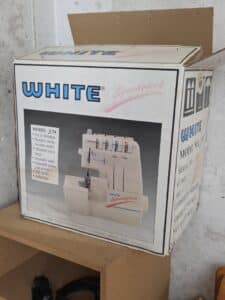 White-Speedylock-Serger-Sewing-Machine