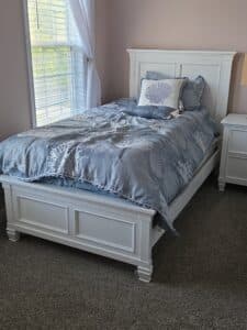 White-Twin-Panel-Bed-Set