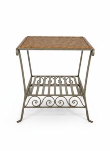 Wicker-and-metal-side-table-with-drawer-matching-side-table-second-image