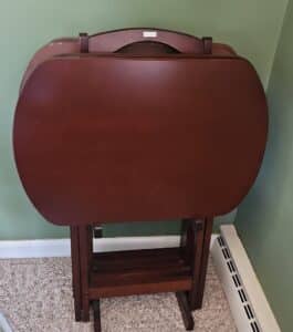 Wooden-TV-Tray-Set