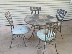 Wrought-Iron-Stone-Patio-Set