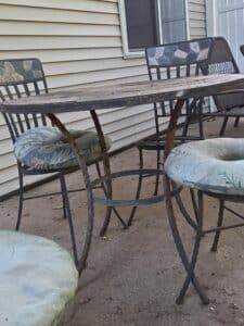 Wrought-Iron-Stone-Patio-Set-fourth-image