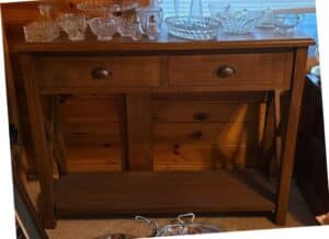 X-frame-console-table