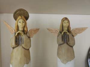 Carved-Wood-Angel-Candle-Holders-second-image