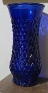 Cobalt-Blue-Diamond-Quilt-Vase