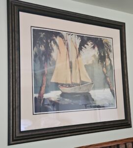 Framed-Sailboat-Print-by-Frederick-Alexander-Pawla