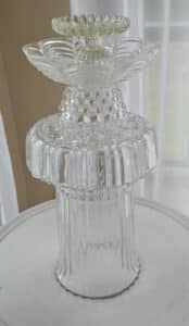 Glass-Epergne-Centerpiece