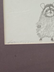 Gwen-Frostic-Raccoon-Block-Print-second-image