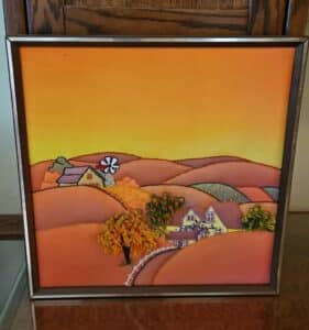 Haitian-Fabric-Art-Landscape