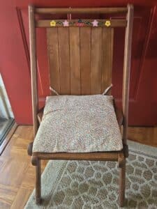 Hand-painted-folding-chairs-set-of