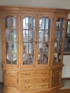 Oak-China-Cabinet